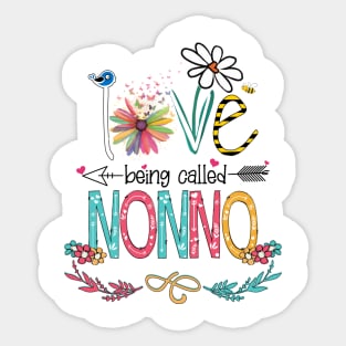 Love Being Called Nonno Happy Mother's Day Sticker